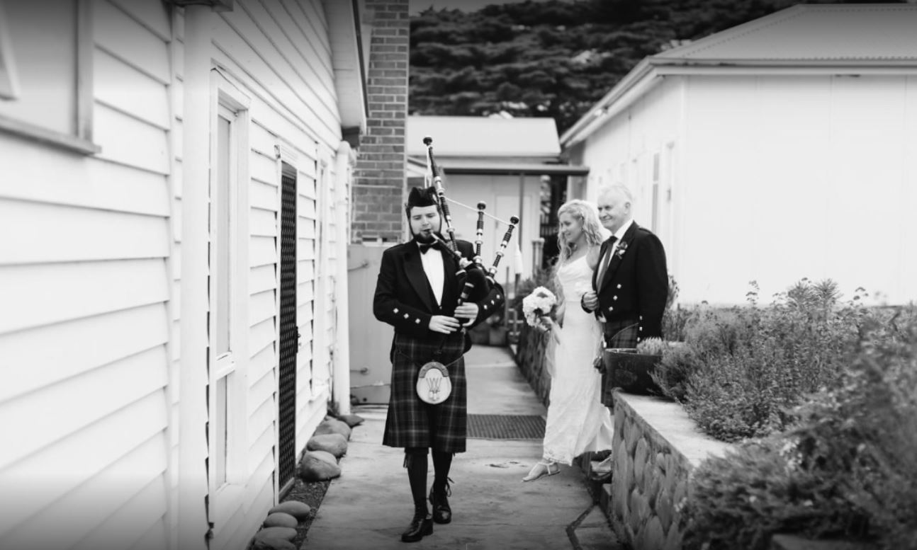 Melbourne Wedding Bagpiper for hire